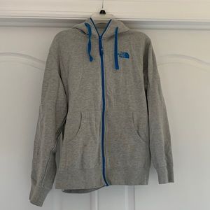 Men’s north face zip up sweatshirt